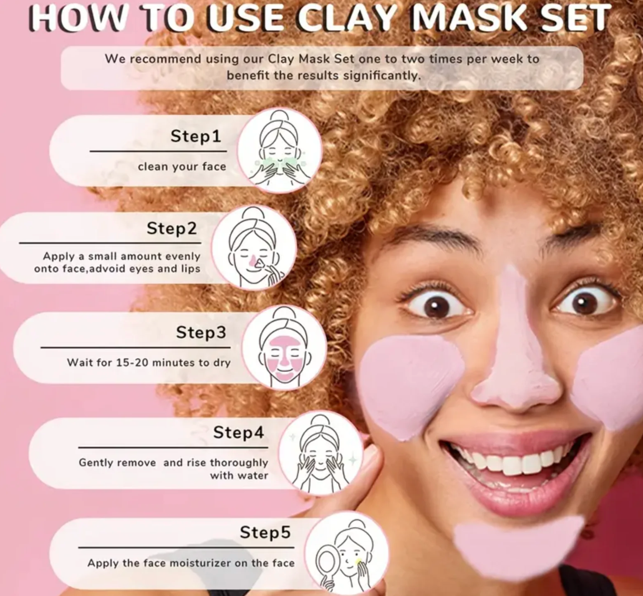 Sakura Clay Face Mask